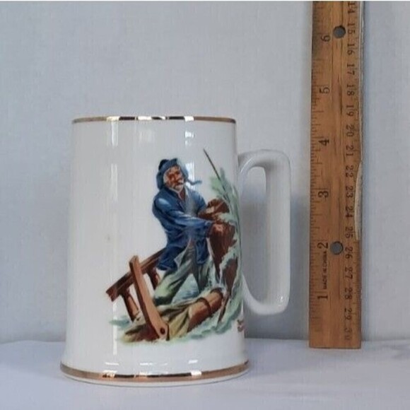 Vintage The Norman Rockwell Museum Coffee Mug Set of Four - Picture 5 of 11